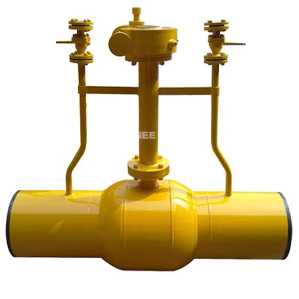 Temetett teljesen hegesztett golyószelep