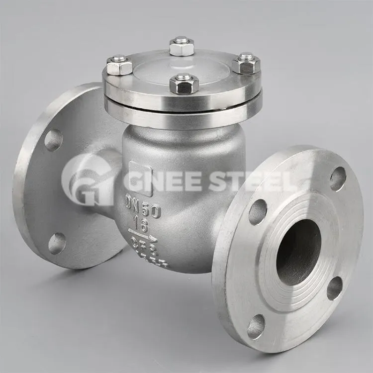 Szénacél lengő visszacsapó szelep