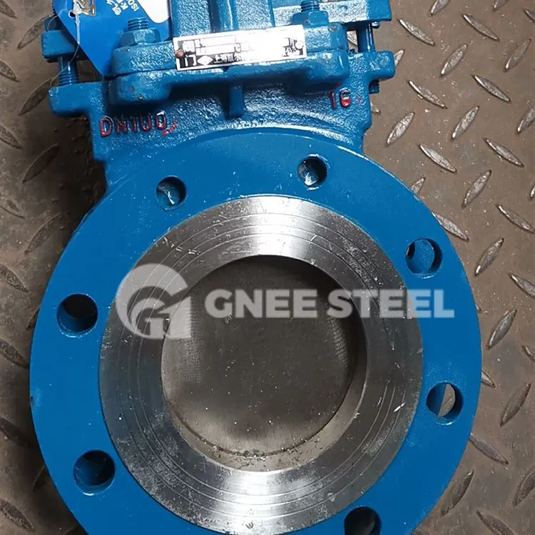 Öntött acél ostya késes tolózár