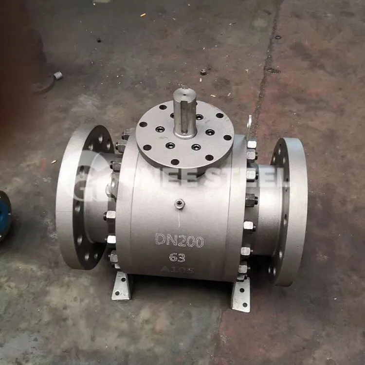 Kriogén felső bemeneti csonkra szerelt golyósszelep