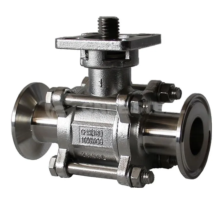 Lebegő típusú 3 részes golyósszelep