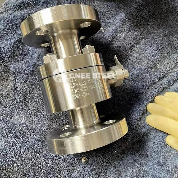 Kovácsolt acél, nagynyomású gömbszelepek