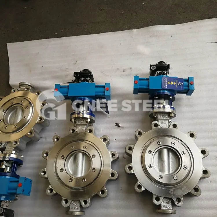 Nagy teljesítményű füles típusú pillangószelep