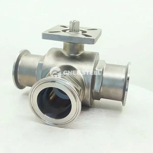 Egészségügyi 3- Way gömbszelepek