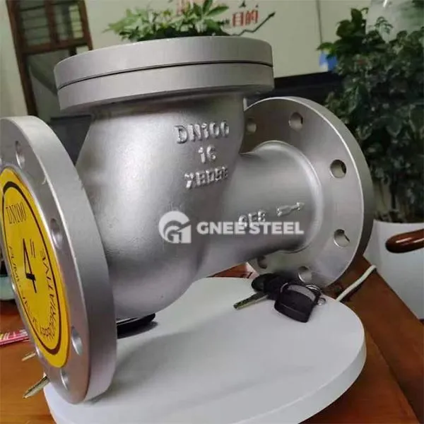 Rozsdamentes acélgömb -ellenőrző szelep